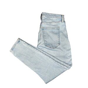 Banana Republic Womens Mid-Rise Skinny Jeans Size 30P Light Wash Denim